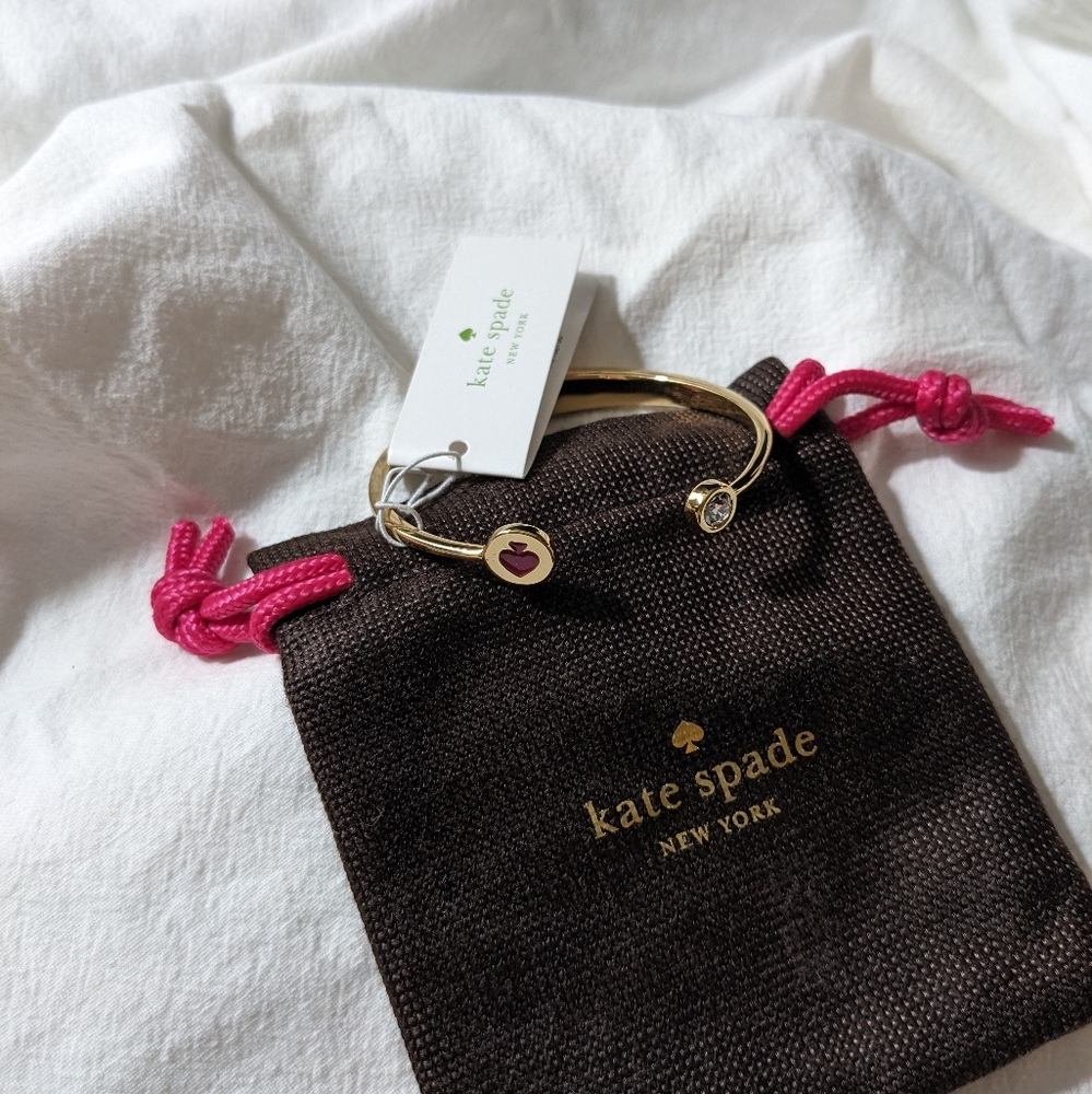 Kate Spade spot the spade bangle NWT